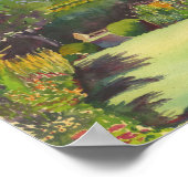Jane Austen's Garden II Aquarelldruck Poster (Ecke)