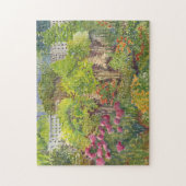 Jane Austens Garten-Aquarell-Puzzlespiel Puzzle (Vertikal)