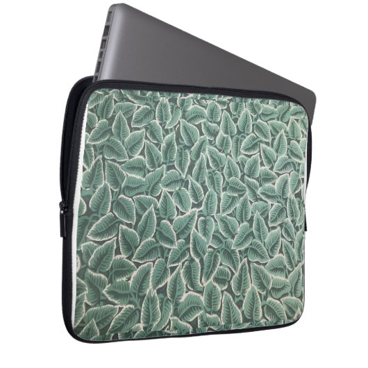 Jane Austen's Home Leaf Wallpaper Laptopschutzhülle (Vorne Rechts)