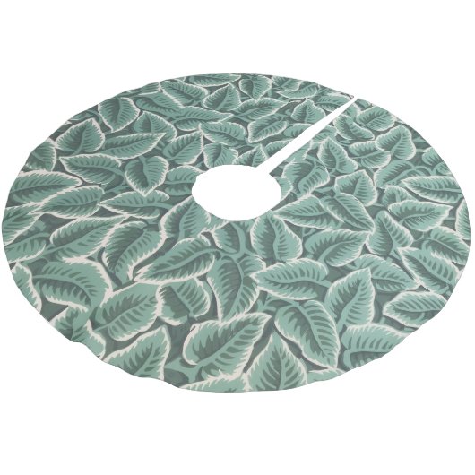 Jane Austen's Home Polyester Weihnachtsbaumdecke (Schrägansicht)