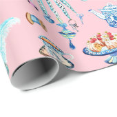 Jane Austens Lieblings-Sachen Wrapping Paper Geschenkpapier (Rolleneckpunkt)