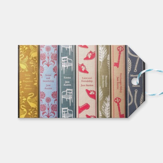 Jane Austen's Novels Geschenkanhänger (Vorderseite (Horizontal))
