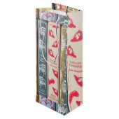 Jane Austen's Novels Geschenktüte Für Weinflaschen (Rückseite Schrägansicht)