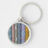 Jane Austen's Novels on a Keychain Schlüsselanhänger (Vorne)