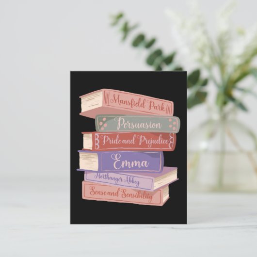 Jane Austen's Novels V Postkarte (Stehend Vorderseite)