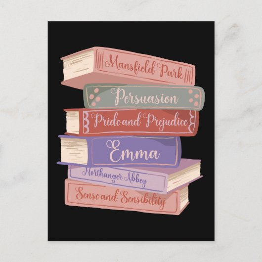 Jane Austen's Novels V Postkarte (Vorderseite)