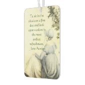 Jane Austen's Portrait +quote Autolufterfrischer (Links)