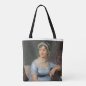 Jane Austen's Portrait +quote Tasche (Rückseite)