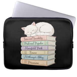 Jane Austens Romane IX Laptopschutzhülle
