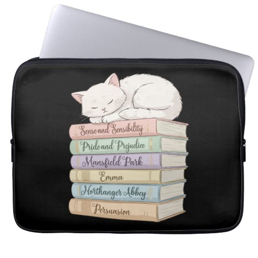 Jane Austens Romane IX Laptopschutzhülle (Vorderseite)