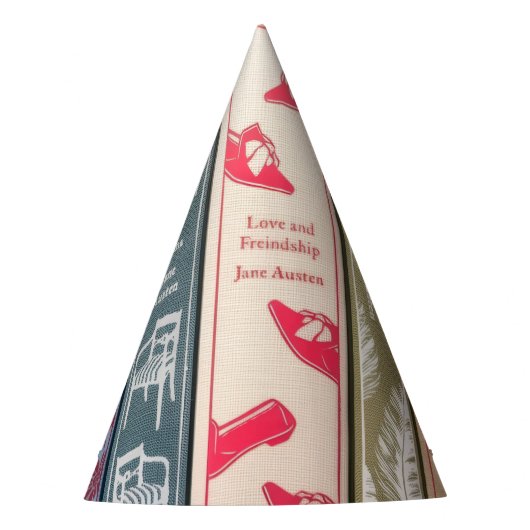Jane Austens Romane Partyhütchen (Vorderseite)