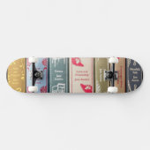 Jane Austens Romane Skateboard (Horizontal)