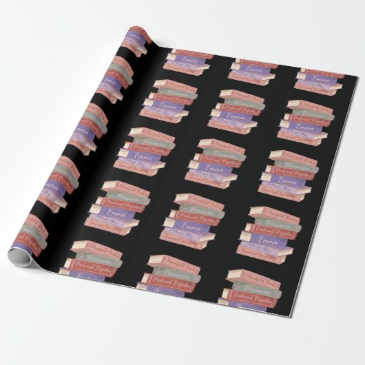 Jane Austens Romane V Geschenkpapier (Ungerollt)