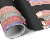 Jane Austens Romane V Geschenkpapier (Rolleneckpunkt)