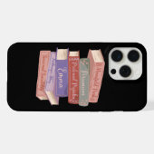 Jane Austens Romane V iPhone Hülle (Rückseite (Horizontal))