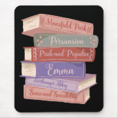 Jane Austens Romane V Mousepad (Vorne)