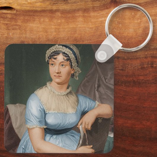 Jane Austens Schlüsselanhänger (Rückseite)