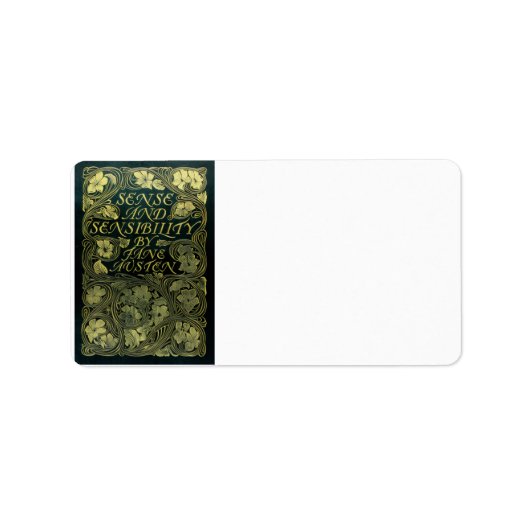Jane Austen's Sense and Sensibility Adressaufkleber (Vorne)