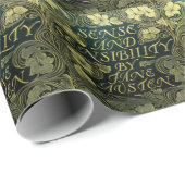 Jane Austen's "Sense and Sensibility" Geschenkpapier (Rolleneckpunkt)