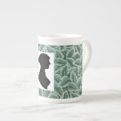 Jane Austen's Silhouette &  Home Wallpaper Porzellantasse (Vorderseite Rechts)