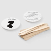 Jane Austens Silhouette und Zitate Fächer (Non-assembled)