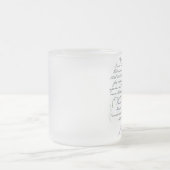 Jane Austens Überzeugungs-Zitat #1 Mattglastasse (Mittel)