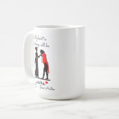 Jane Austin Coffee Tasse (Vorderseite Links)