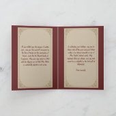 Jane Austin, Pride and Prejudice, Regencycore Karte (Innenseite)