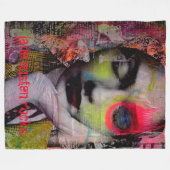 JANE AUSTIN SCHAUKELT Fleece Throw (Vorderseite (Horizontal))