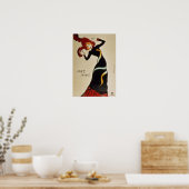 Jane Avril 1899 Poster (Küche)