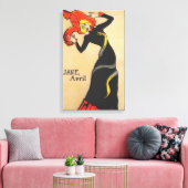 Jane Avril 1 Leinwanddruck (Insitu (Wohnzimmer))
