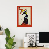 Jane Avril ~ Henri de Toulouse Lautrec 1899 Poster (Heimbüro)