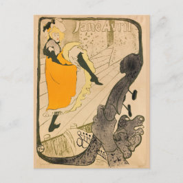 Jane Avril Henri de Toulouse-Lautrec Postkarte