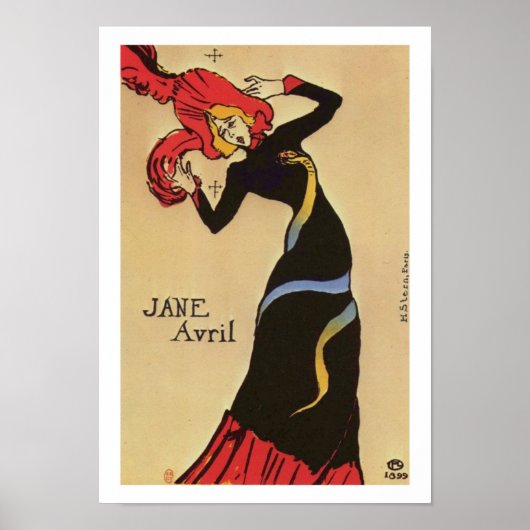 Jane Avril Poster (Vorne)