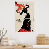 Jane Avril - Toulouse-Lautrec Poster (Küche)