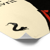 Jane Avril von Toulouse Lautrec Poster (Ecke)