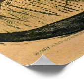 Jane Avril von Toulouse-Lautrec Poster (Ecke)