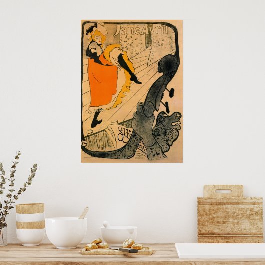 Jane Avril von Toulouse-Lautrec Poster (Küche)