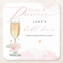 JANE Blush Floral Petals & Prosecco Brautparty