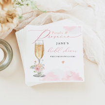 JANE Blush Floral Petals & Prosecco Brautparty