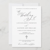 Jane Christlich Wedding Einladung mit UAWG (Vorderseite)