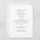 Jane Christlich Wedding Einladung mit UAWG (Rückseite)