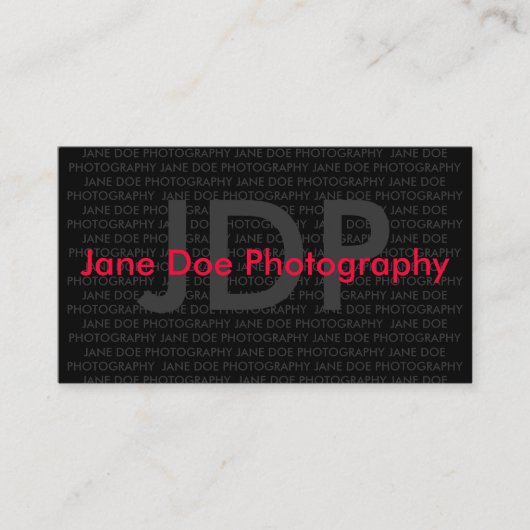 JANE-DAMHIRSCHKUH-FOTOGRAFIE VISITENKARTE (Vorderseite)