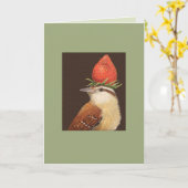 Jane, die wren-Karte Karte (Gelbe Blume)