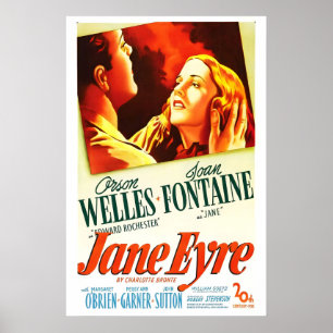 Jane Eyre 1943 POSTERDRUCK 40er Jahre Vintage Holl Poster