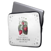Jane Eyre - Behalten in Good Health - Erdbeeren Laptopschutzhülle (Vorderseite Links)