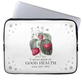 Jane Eyre - Behalten in Good Health - Erdbeeren Laptopschutzhülle