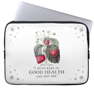 Jane Eyre - Behalten in Good Health - Erdbeeren Laptopschutzhülle