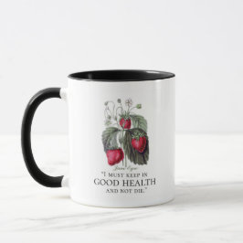 Jane Eyre - Behalten in Good Health - Erdbeeren Tasse