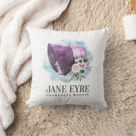 Jane Eyre Bonnet Lila Bonnet und Blume Kissen